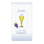 Grandson First Communion, Chalice mit Gastgeber (Vorne)
