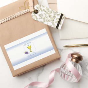 Grandson First Communion, Chalice mit Gastgeber Rechteckiger Aufkleber