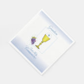 Grandson First Communion, Chalice mit Gastgeber Serviette (Ecke)