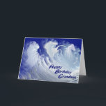 Grandson Geburtstagskarte mit weißen Pferden Karte<br><div class="desc"></div>