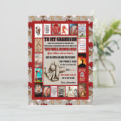 Grandson-Geschenke| zu meiner Großmutter-Liebe von Einladung (Stehend Vorderseite)