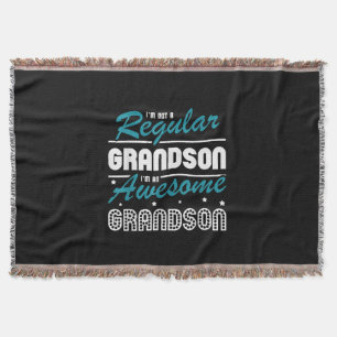 Grandson Gift Ich bin kein regelmäßiger Großvate Decke