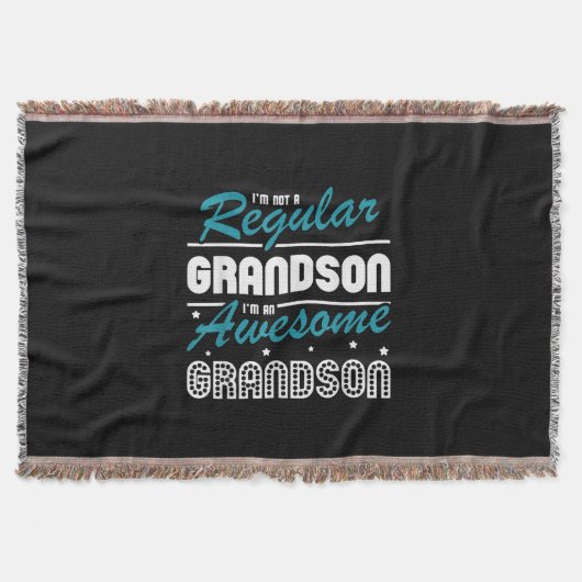 Grandson Gift | Ich bin kein regelmäßiger Großvate Decke (Vorderseite)