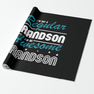 Grandson Gift Ich bin kein regelmäßiger Großvate Geschenkpapier