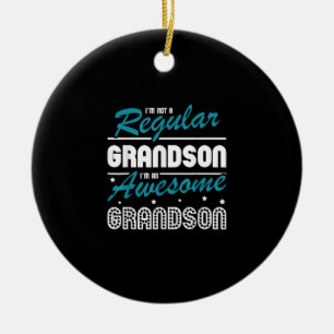 Grandson Gift   Ich bin kein regelmäßiger Großvate Keramik Ornament
