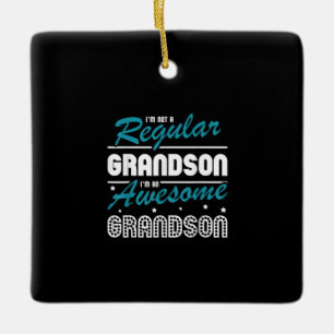 Grandson Gift   Ich bin kein regelmäßiger Großvate Keramikornament