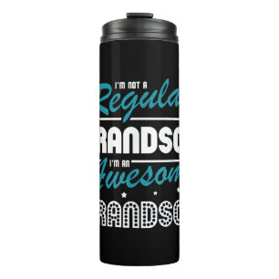 Grandson Gift   Ich bin kein regelmäßiger Großvate Thermosbecher