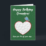 Grandson Golf Sports Heart Geburtstag Karte<br><div class="desc">Wenn Ihr Enkel ein Sportler und Lieben Golf am meisten ist,  dann ist diese Karte perfekt für ihn. Senden Sie Ihren Enkel Geburtstagsgrüße heute mit dieser Karte.</div>