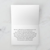 Grandson, Good bye From Terminally ill Grandparent Karte (Innenseite)