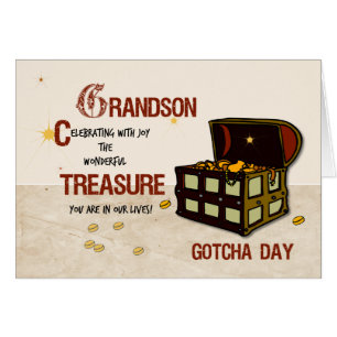 Grandson Gotcha Tag mit Piratenschatz