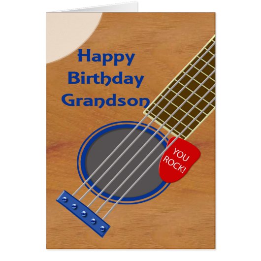Grandson Guitar Player Geburtstag (Vorne)