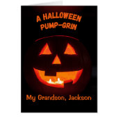 Grandson Halloween Niedlich Jack o' Lantern (Vorne)