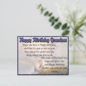 Grandson Happy Birthday Postkarte (Stehend Vorderseite)