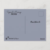 Grandson Happy Birthday Postkarte (Rückseite)