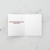 Grandson Happy Valentines' Day Karte (Innenseite)