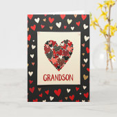 Grandson Heartfelt Love Card Karte (Gelbe Blume)