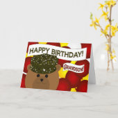 Grandson - Herzlichen Glückwunsch zum Geburtstagso Karte (Gelbe Blume)