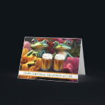 Grandson im Jura Niedlich und Funny Beer Happy Bir Karte<br><div class="desc">Spaß Geburtstagskarte für einen Enkel im Gesetz. Niedliche Kröten oder Frösche genießen ein Glas Bier und eine unterhaltsame Nachricht innen.</div>