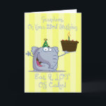 Grandson isst Mehr Kuchen 23. Geburtstagskarte Karte<br><div class="desc">karte</div>