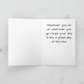 GRANDSON IST "EIN TAG AM SEE KARTE (Innenseite)