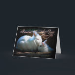 Grandson Kissing Bunnies Happy Birthday Karte<br><div class="desc">Niedliche Banden haben einen Kuss!</div>