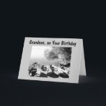 **GRANDSON** MACHEN, WAS SIE ZUM GEBURTSTAG "GLÜCK KARTE<br><div class="desc">Lass ihm,  DASS IHNEN BEDEUTET - senden Sie diese lustige Karte heute an IHREN GROSSZÜGIGEN :) VIELEN DANK FÜR DAS STOPPEN VON EINER MEINER ACHT GESCHÄFTE UND GLÜCKLICH GEBURTSTAG ZU "IHREM GRANDSON"</div>