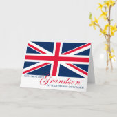 Grandson Marching bei der Übergabe der Parade Unio Karte (Gelbe Blume)