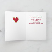 Grandson Monkey Valentine Feiertagskarte (Innenseite)