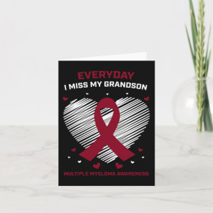 Grandson Multiple Blood Cancer Awareness Products Karte