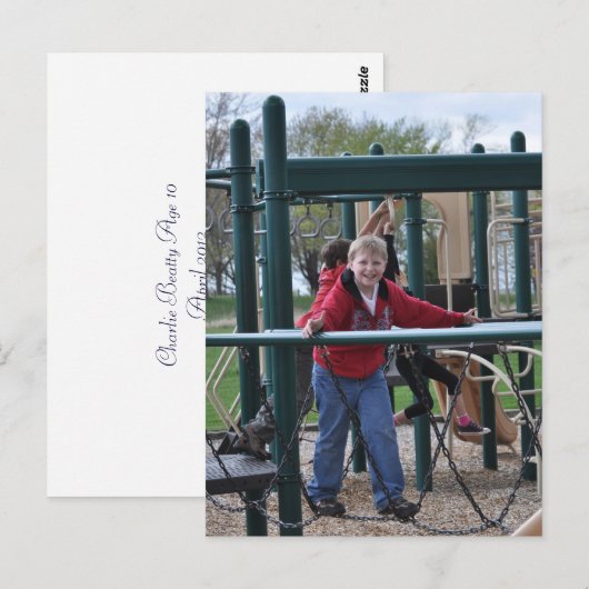 Grandson Postcard Postkarte (Vorne/Hinten)