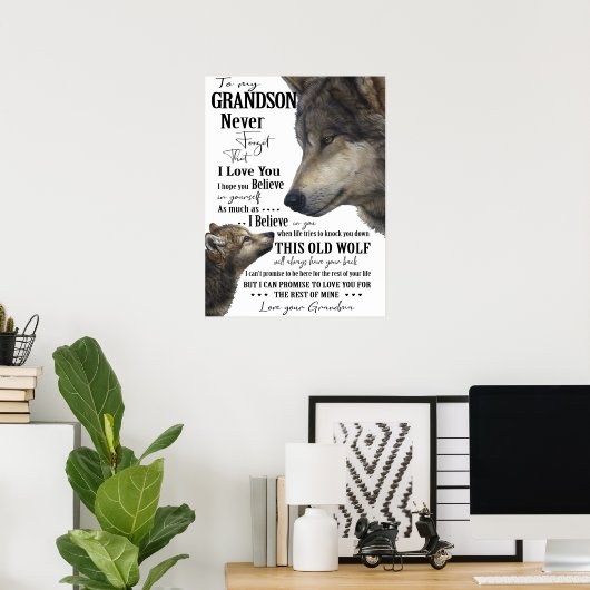 Grandson Poster (Heimbüro)