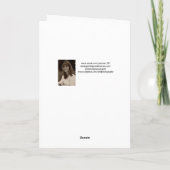 Grandson Snowman Weihnachtskarte Feiertagskarte (Rückseite)