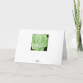 Grandson St. Patrick's Irish Rose Karte (Rückseite)