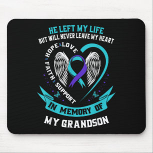 Grandson Suicide Awareness Prevention Memorial Gra Mousepad