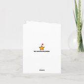 Grandson Super Cool Star Greeting Karte (Rückseite)