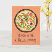 Grandson Thinking von dir in der Uni Pizza Karte (Gelbe Blume)