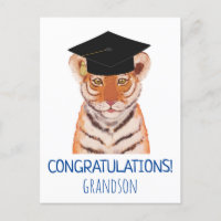 Grandson Tiger Cub Illustration gratulieren 