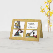 Grandson Trucks Hallo Karte (Gelbe Blume)