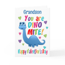 Grandson Valentinstag Dinosaur