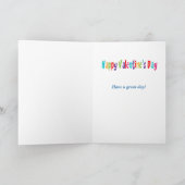 Grandson Valentinstag Dinosaur Karte (Innenseite)