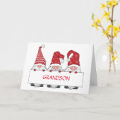 **GRANDSON** VON GNOMES FÜR CHRISTMAS KARTE (Gelbe Blume)