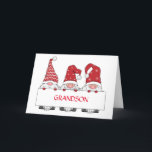 **GRANDSON** VON GNOMES FÜR CHRISTMAS KARTE<br><div class="desc">VIELEN DANK,  DASS SIE VON EINER MEINER ACHT GESCHICHTEN GESCHAFFEN HABEN!</div>
