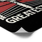 Grandsons Bester Fan-Boxing-Großmutter Poster (Ecke)