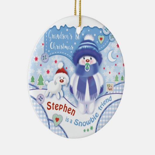 Grandsons erste Weihnachten, Niedliche Ornamente (Rechts)