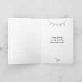 Grandsons Foto Geburtstagskarte Karte (Innenseite)