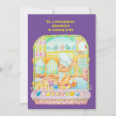 Grandsons Osterflache Weihnachtskarte Feiertagskarte (Vorderseite)