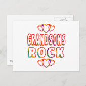 Grandsons Rock Postkarte (Vorne/Hinten)