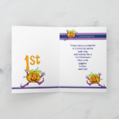 Grandtochter 1. Halloween Happy Pumpkin Karte (Innenseite)