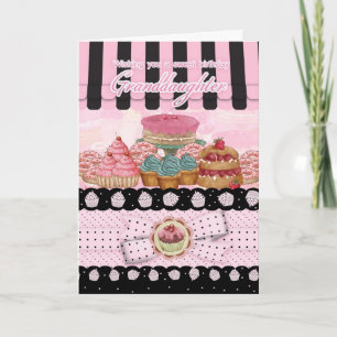 Grandtochter Cake Shop Geburtstagskarte Karte