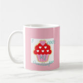 Grandtochter Cupcake Valentine Card Kaffeetasse (Links)